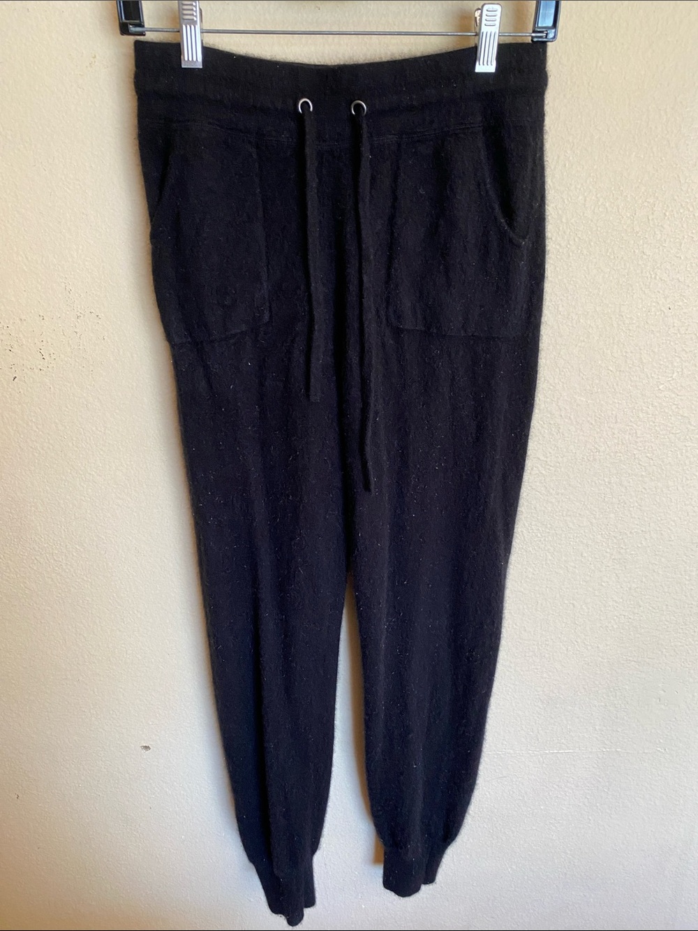 Cashmere Drawstring Jogger Pants